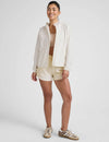 Beyond Yoga Cross Country Packable Jacket - Dove
