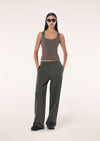 P.E Nation Triumph Pant 2.0 - Dark Olive/Whisper White