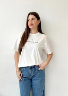  C&M Camilla and Marc Grayson Tee - Soft White/Black