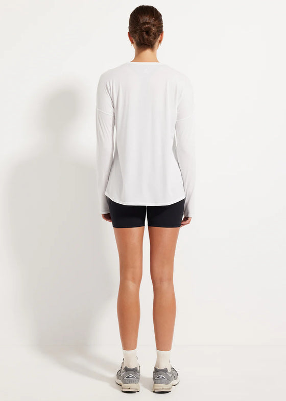 Nimble Essential Long Sleeve - White