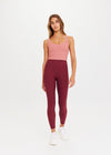 The Upside Peached 25" Midi Pant - Bordeaux