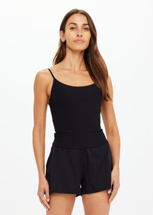  The Upside Tani Scoop Tank Top -Black