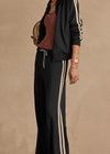 The Upside Empire Marnie Wide Leg Pant - Meteorite