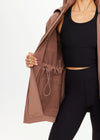The Upside Freddie Fleece Lined Anorak - Mocha