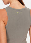 The Upside Bangalow Scoop Tank Top - Washed Sage