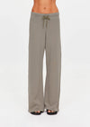The Upside Sandy Wide Leg Track Pant - Washed Sage