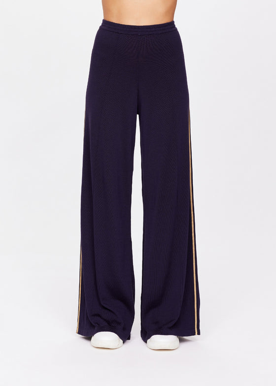 The Upside Greenwich Alight Knit Pant - Navy