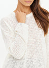The Upside Chennai Yelena Knitted Top - Cream