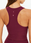 The Upside Peached Sophie Crop Top - Bordeaux