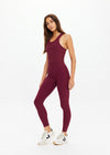 The Upside Peached 25" Midi Pant - Bordeaux
