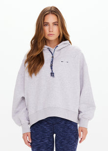  The Upside Lasso Jude Crop Hoodie - Grey Marle