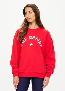  The Upside Ranchero Saturn Crew Sweater - Roja