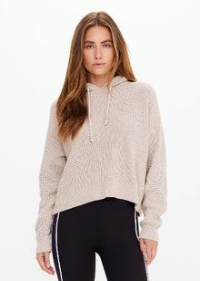  The Upside Dune Knit Hoodie - Natural