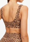 The Upside Panthera Daisy Scoop Neck Bra - Leopard