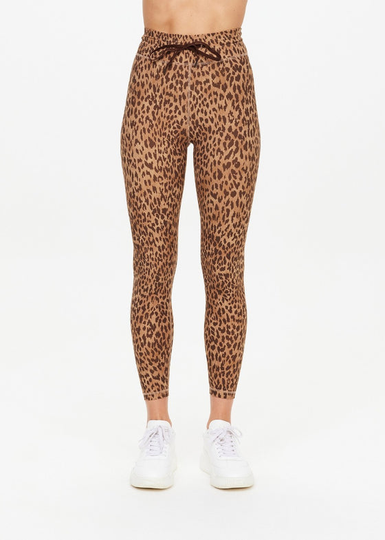 The Upside Panthera 25 Inch Midi Pant - Leopard
