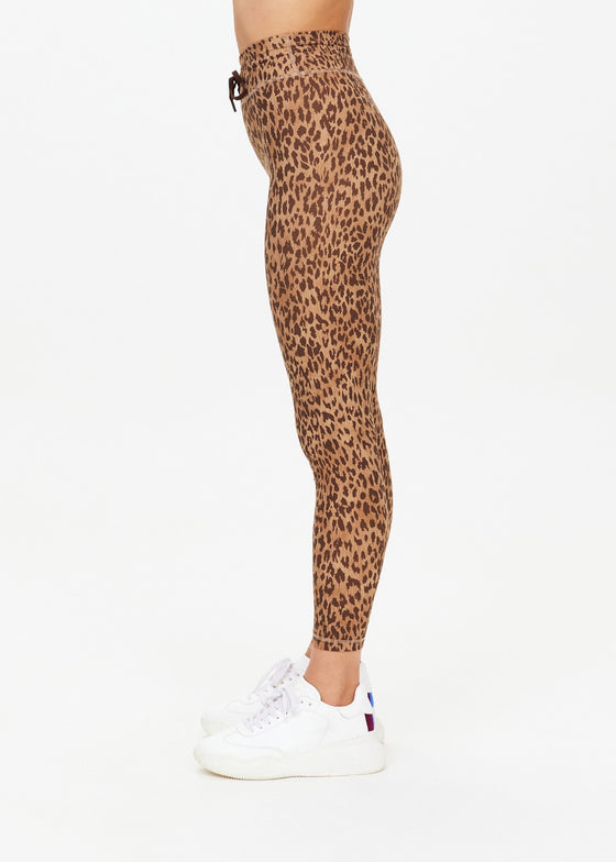 The Upside Panthera 25 Inch Midi Pant - Leopard