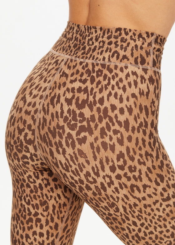 The Upside Panthera 25 Inch Midi Pant - Leopard