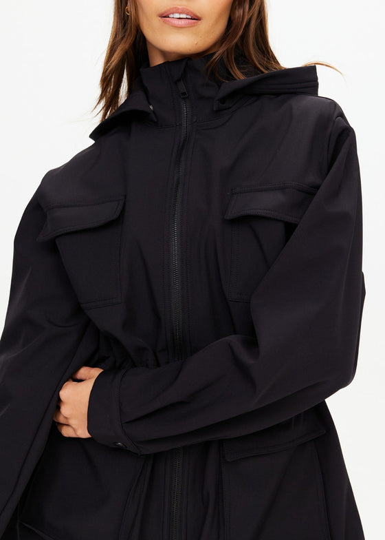 The Upside Freddie Fleece Lined Anorak - Black
