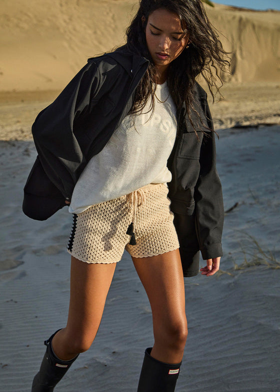 The Upside Freddie Fleece Lined Anorak - Black