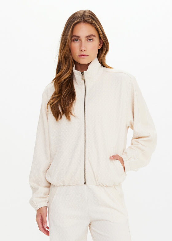 The Upside Bow N Arrow Valley Zip Jacket - Natural