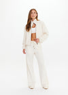 The Upside Bow N Arrow Valley Zip Jacket - Natural