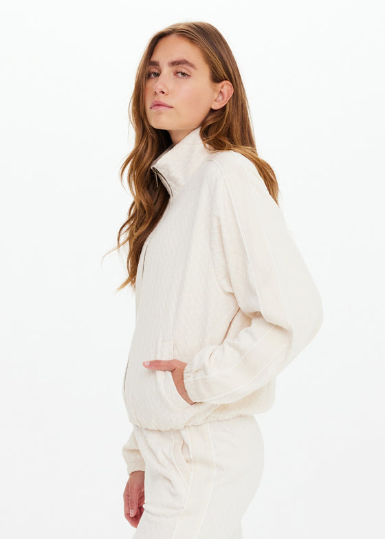 The Upside Bow N Arrow Valley Zip Jacket - Natural