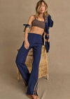 The Upside Toledo Petra Pant Flare - Navy