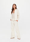 The Upside Navar Isabella Bomber Jacket Cream