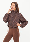 The Upside Ludlow Ace Shell Jacket - Leopard