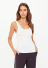 The Upside Del Rey Pointelle Tank Top - Cream