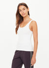 The Upside Del Rey Pointelle Tank Top - Cream