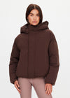 The Upside Mercer Hooded Puffer Jacket - Cocoa