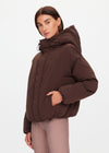 The Upside Mercer Hooded Puffer Jacket - Cocoa