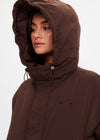 The Upside Mercer Hooded Puffer Jacket - Cocoa
