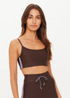 The Upside Oxford Hutton Scoop Bra - Cocoa
