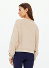The Upside Xanthe Crew Neck Wool Sweater - Sand