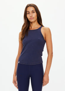  The Upside Asher Racerback Tank - Washed Denim