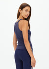 The Upside Asher Racerback Tank - Washed Denim
