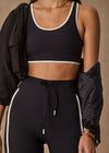The Upside Sol Jade Racerback Bra - Black