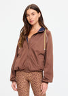 The Upside Lila Zip through Jacket - Chocolate