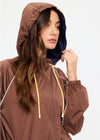The Upside Lila Zip through Jacket - Chocolate