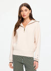 The Upside Kairo Half Zip Knit - Cream