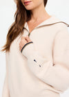 The Upside Kairo Half Zip Knit - Cream