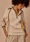 The Upside Kairo Half Zip Knit - Cream