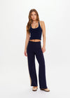 The Upside Cosmo Freya Knit Pant - Navy