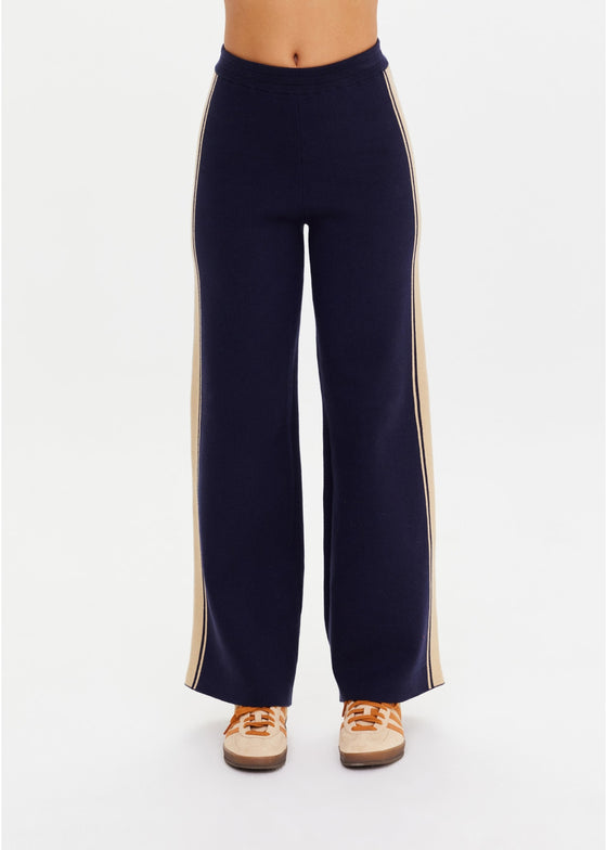 The Upside Cosmo Freya Knit Pant - Navy