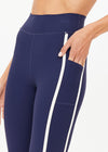 The Upside Samara 25 Inch  Midi Pant - Navy