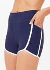 The Upside Samara 3.5 Inch Spin Short-Navy