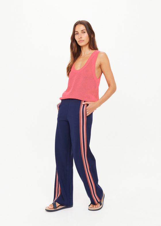 The Upside Ananda Wide Leg Cody Pant - Navy