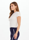 The Upside Shelter Fitted Tee - Creme